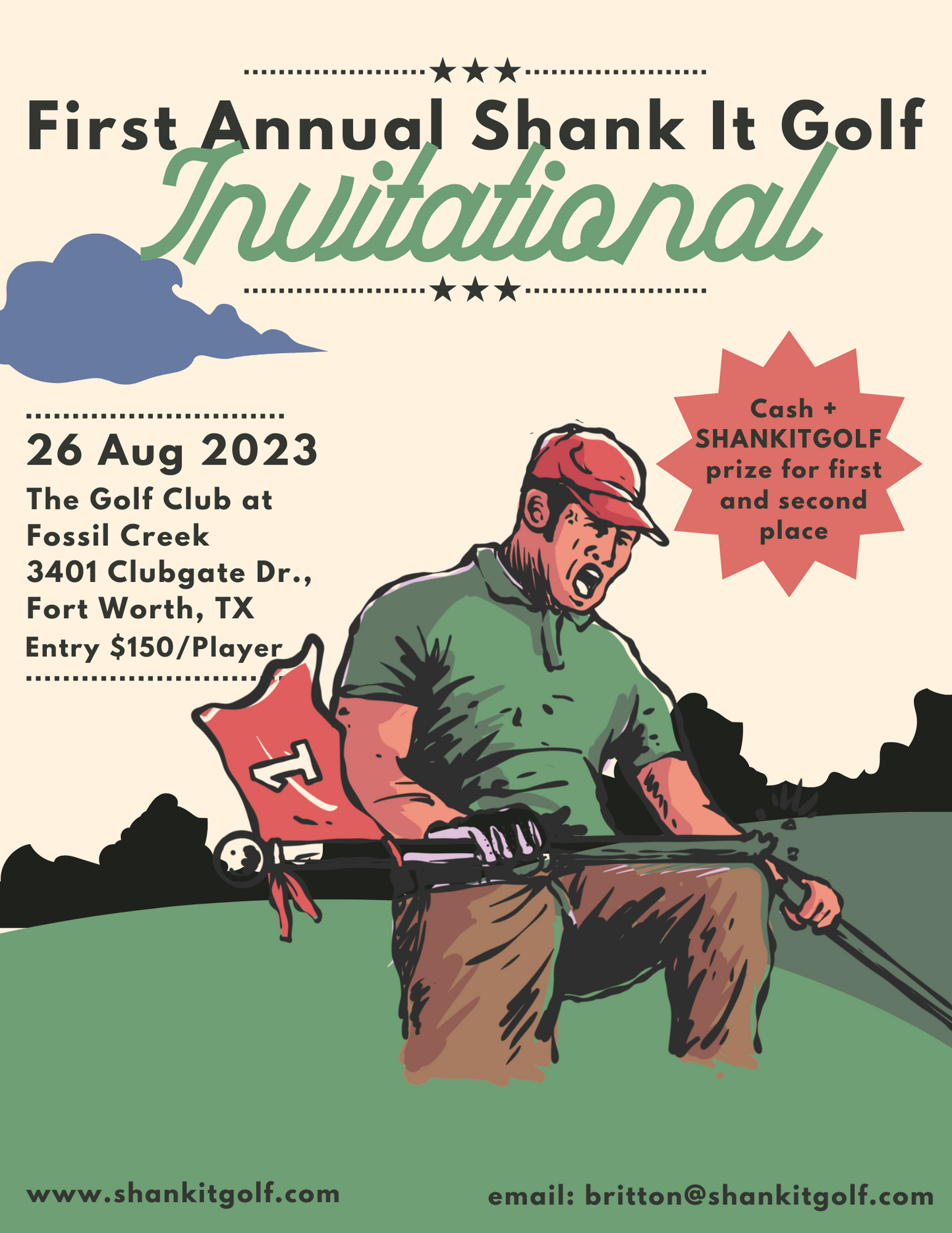 FIRST ANNUAL SHANKITGOLF INVITATIONAL