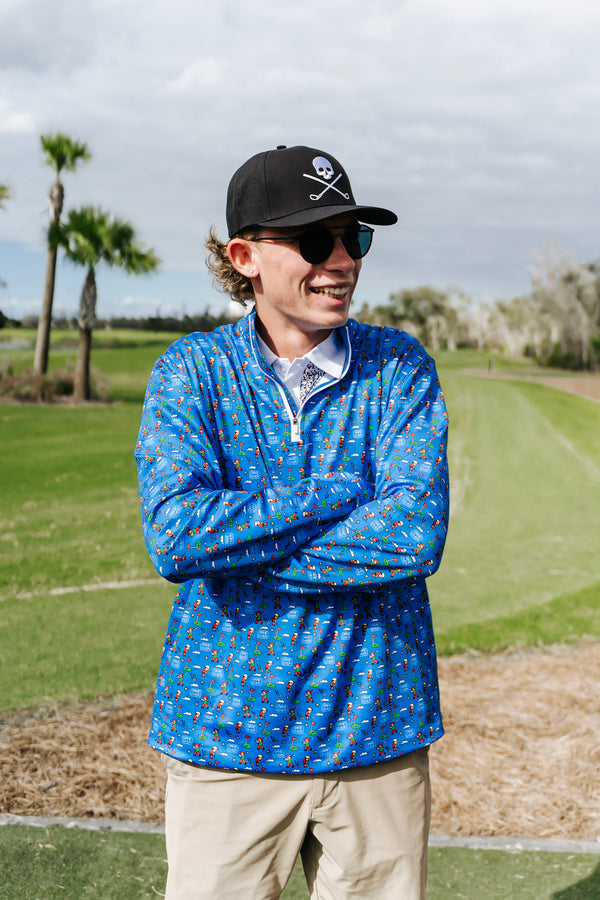 Game Over 8 Bit Quarter Zip