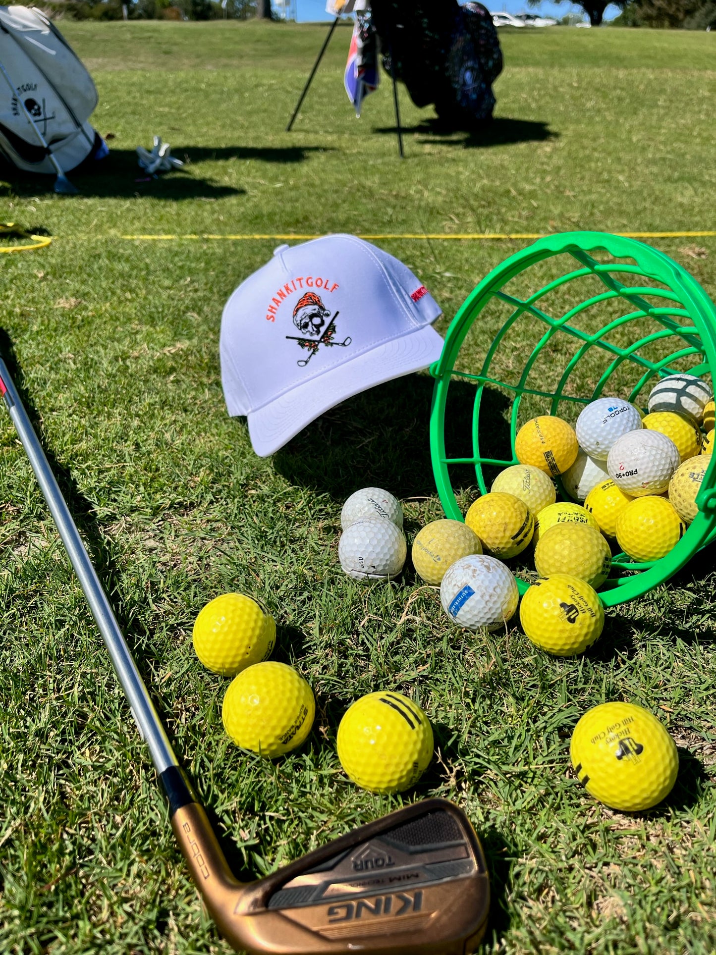 Holiday Skull Golf Hat