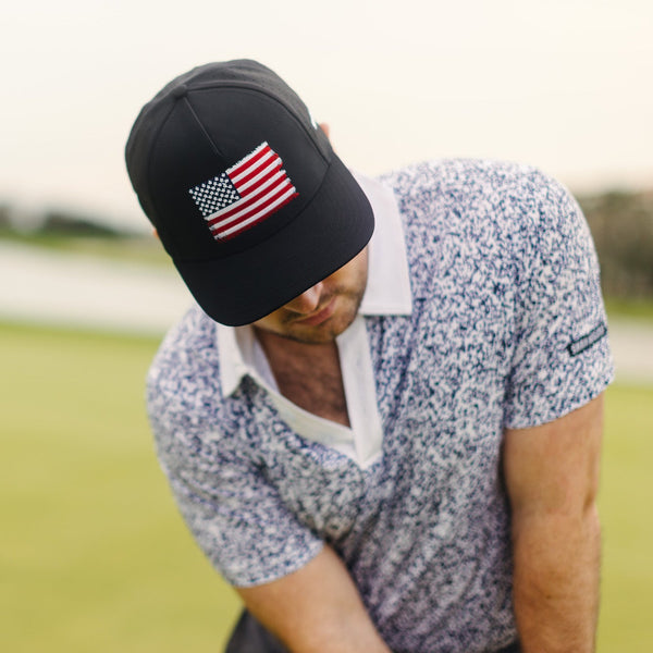 USA Flag Golf Hat