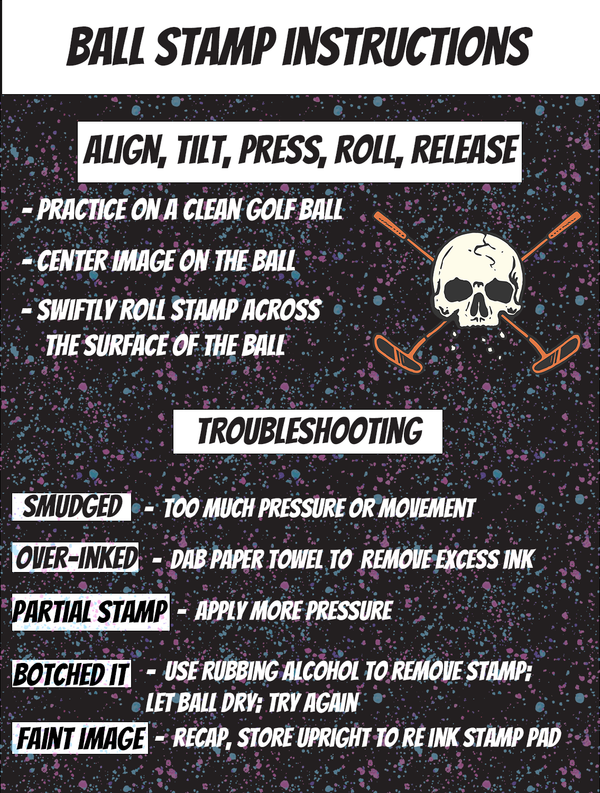Shankitgolf Ball Stamps 5+ Designs