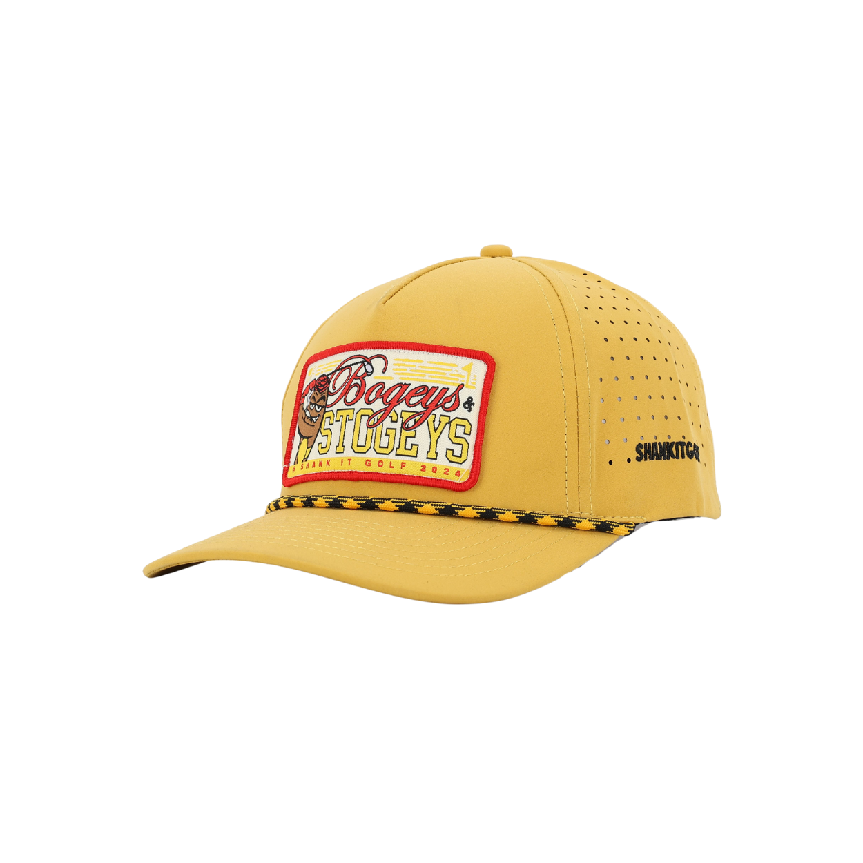 Mustard Bogeys and Stogies Rope Golf Hat