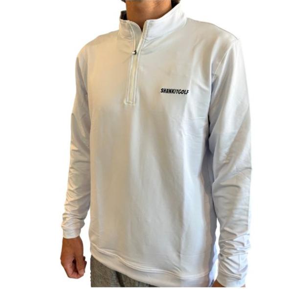 Shankitgolf White Quarter Zip