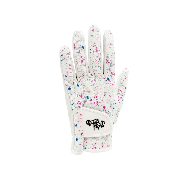 White Paint Splatter Golf Glove