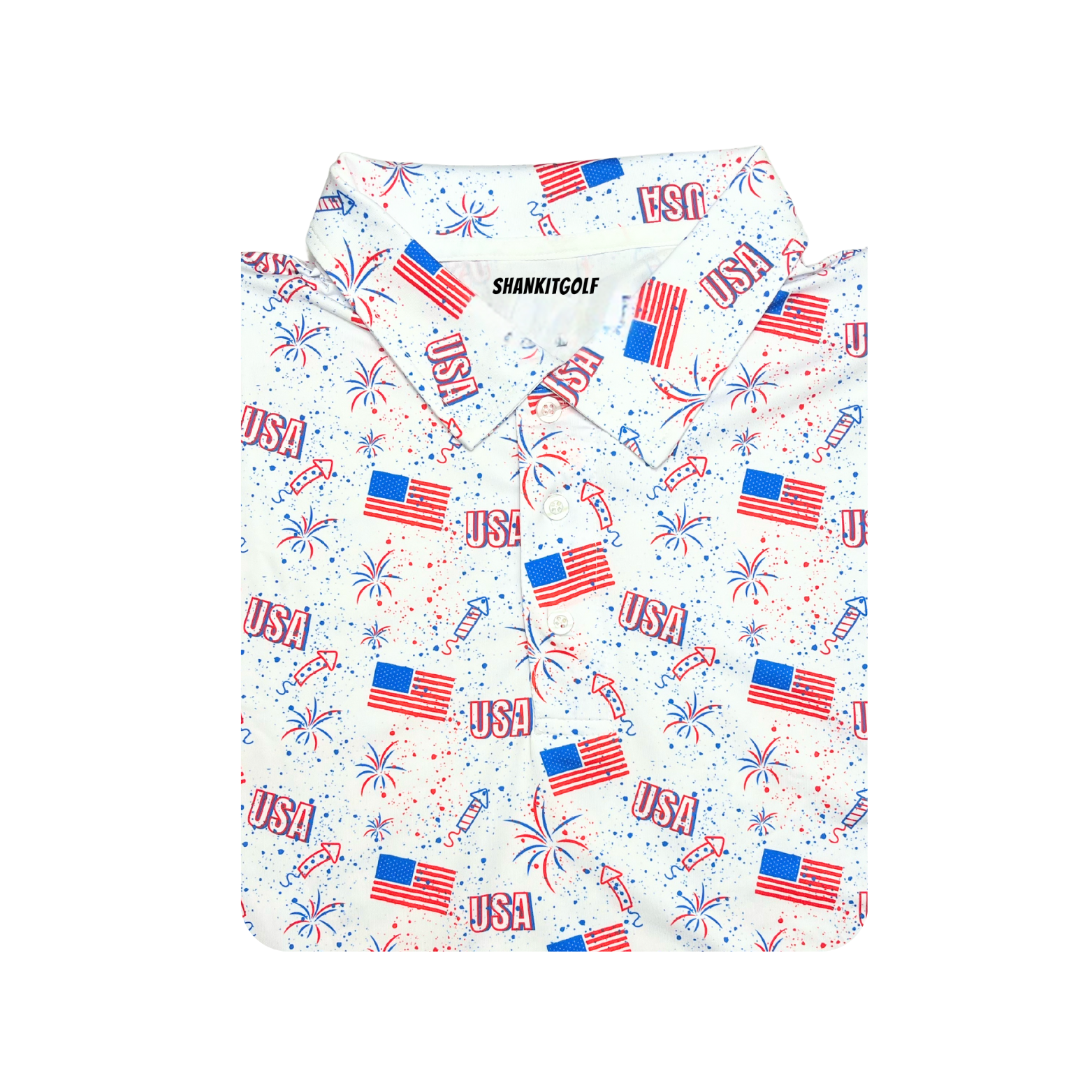 Firework Splatter Polo