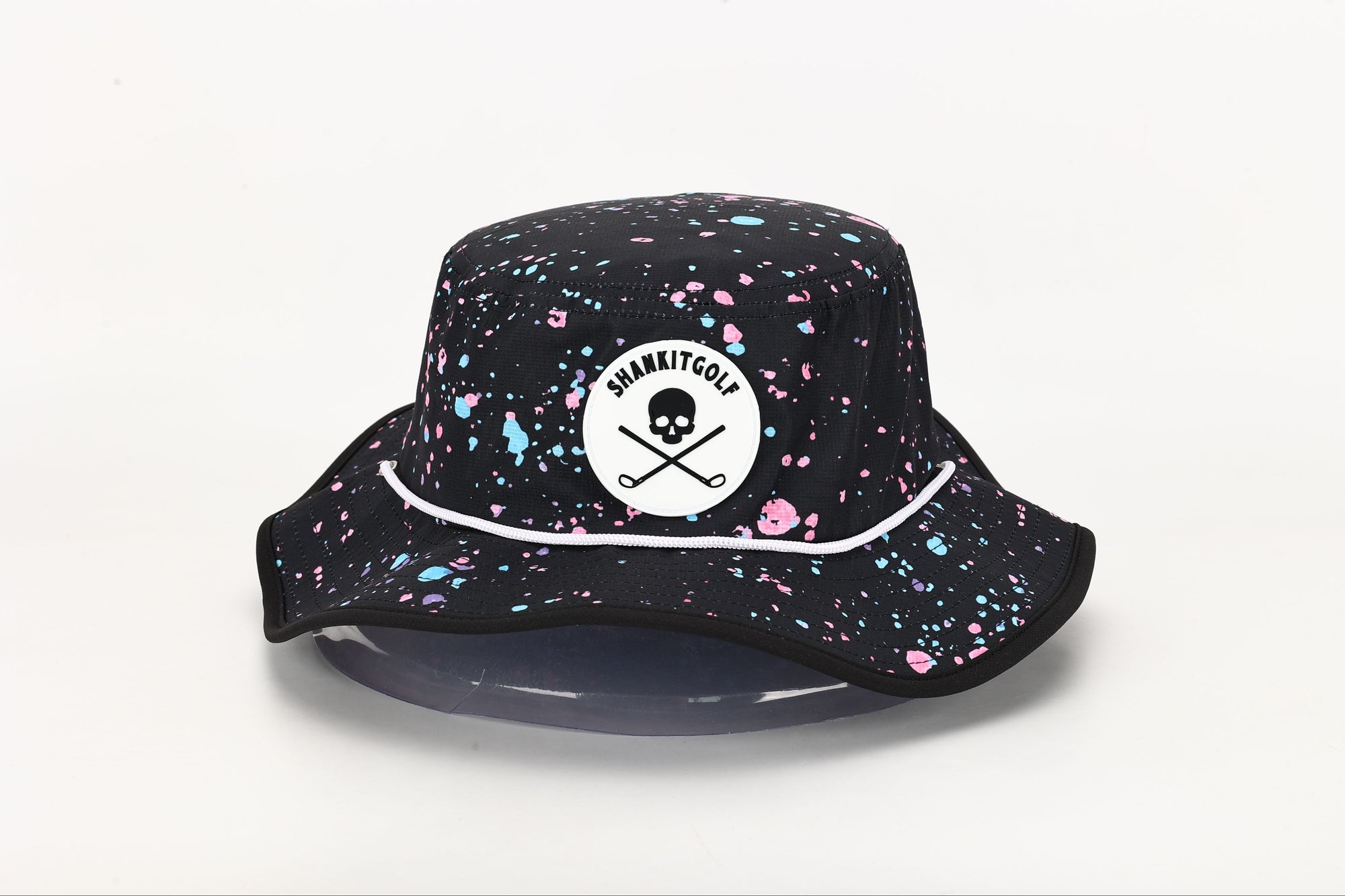 Black Paint Bucket Hat