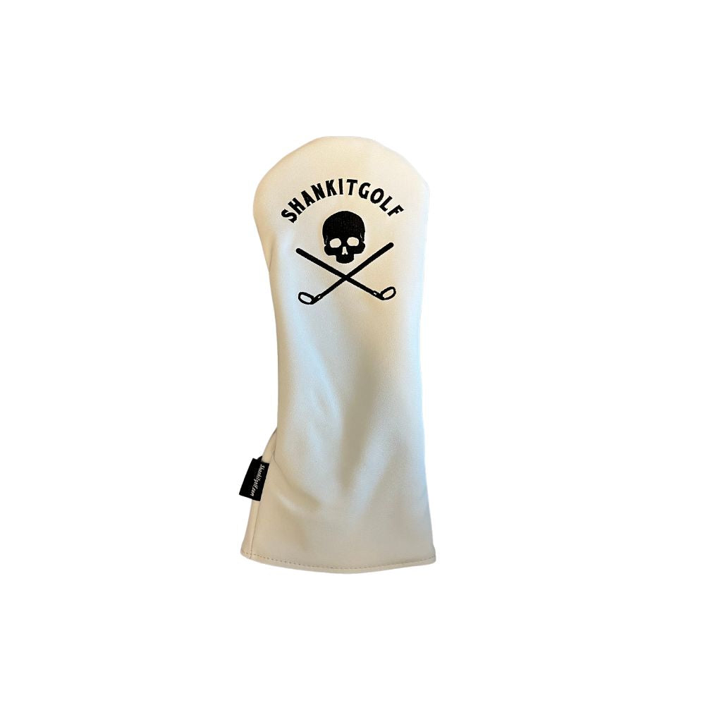 White Skull Golf Driver Headcover