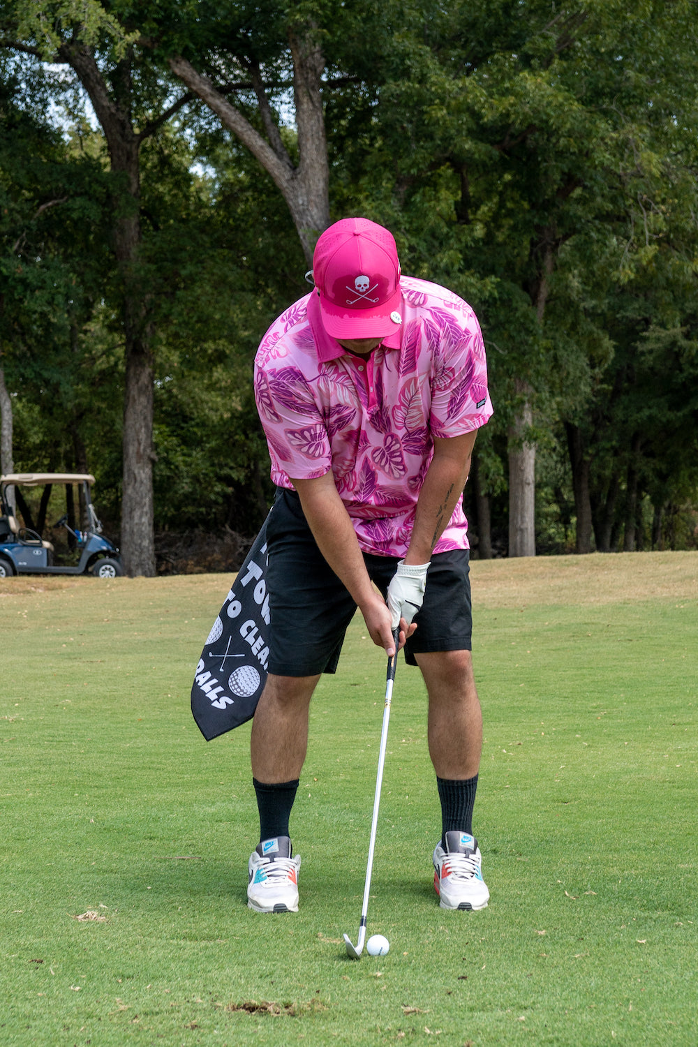 Pink Floral Polo