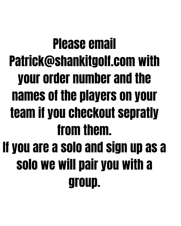 2026 SHANKITGOLF TOURNAMENT