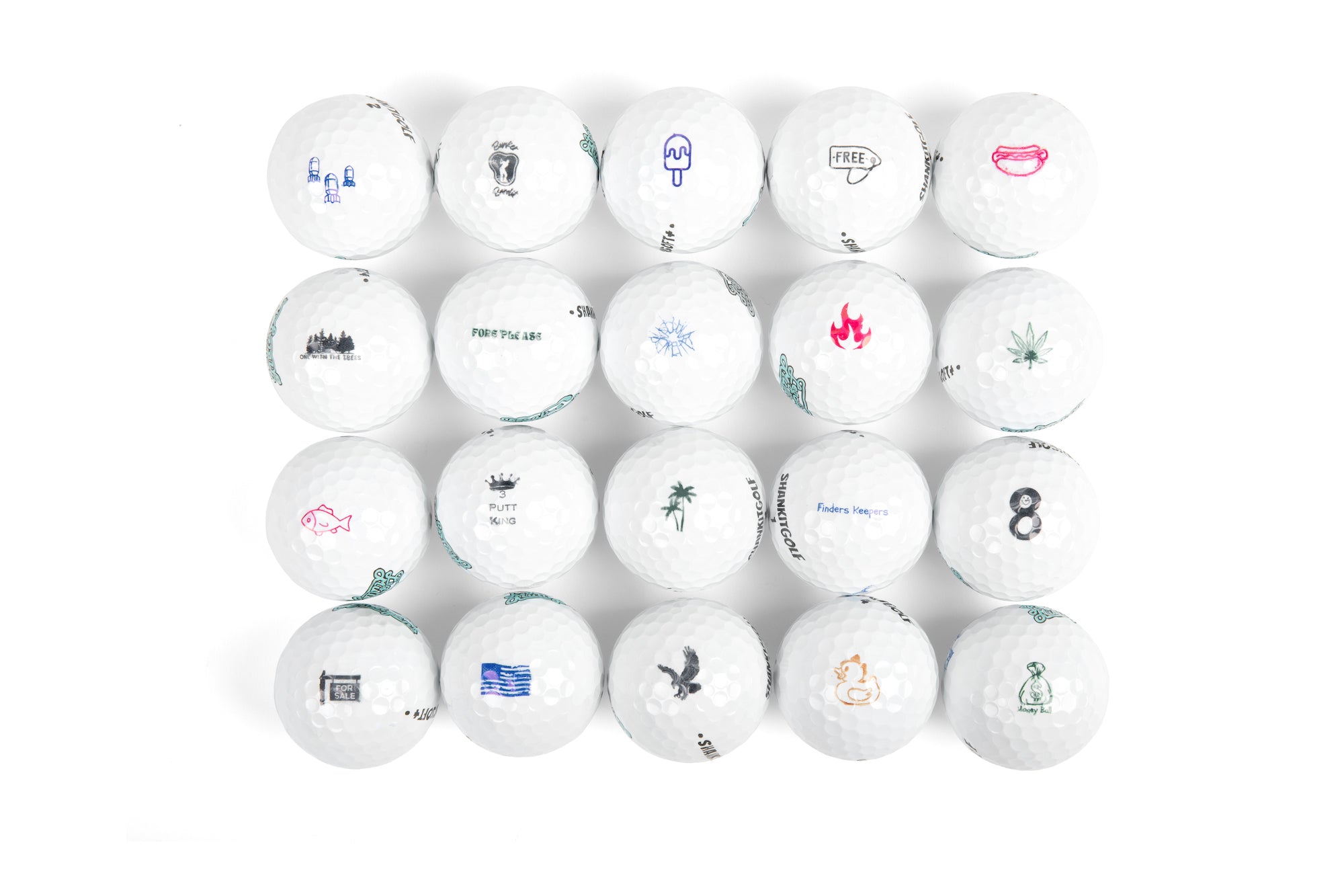 Shankitgolf Ball Stamps 20+ Designs