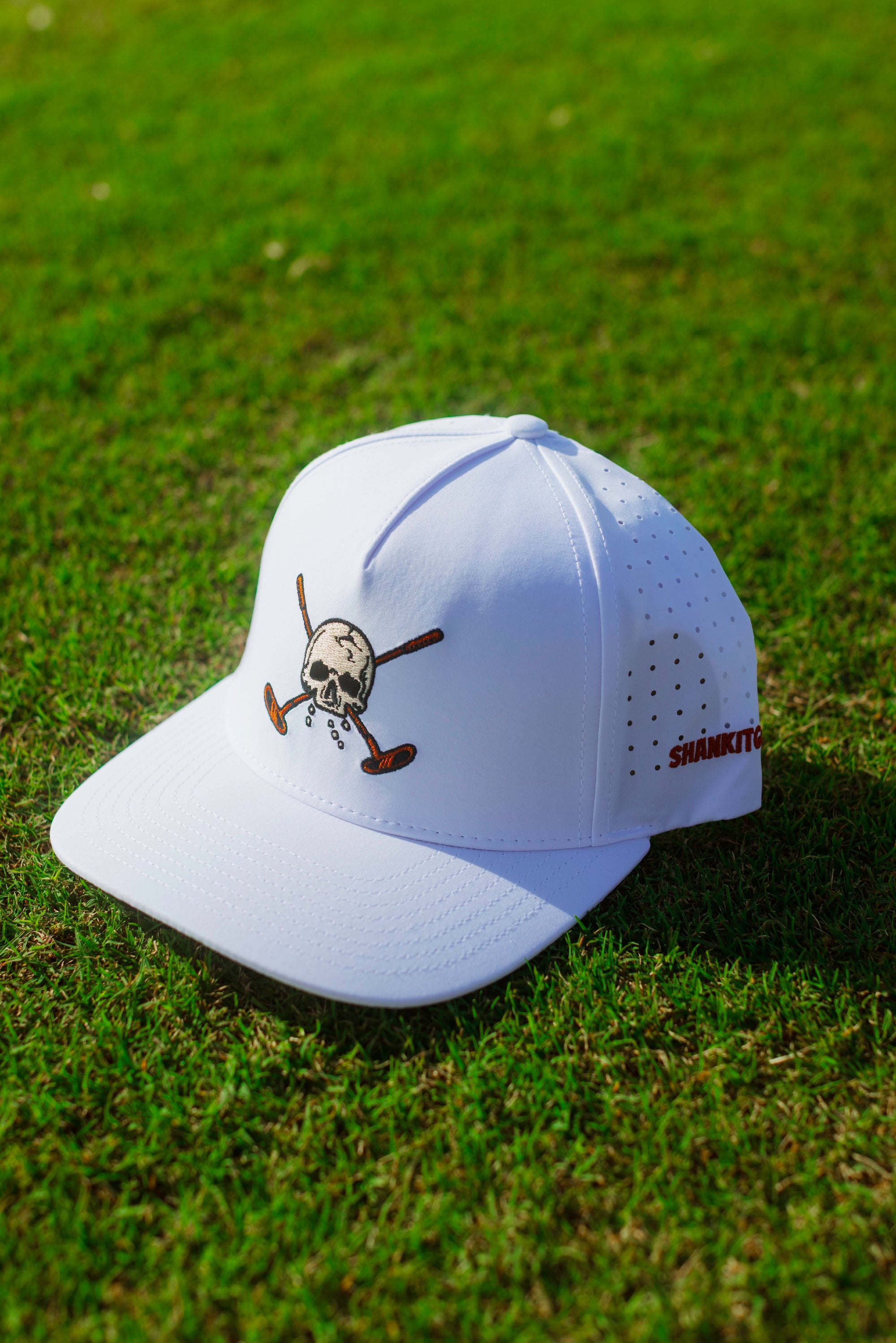 White Skull and Crossbones 2.0 Hat