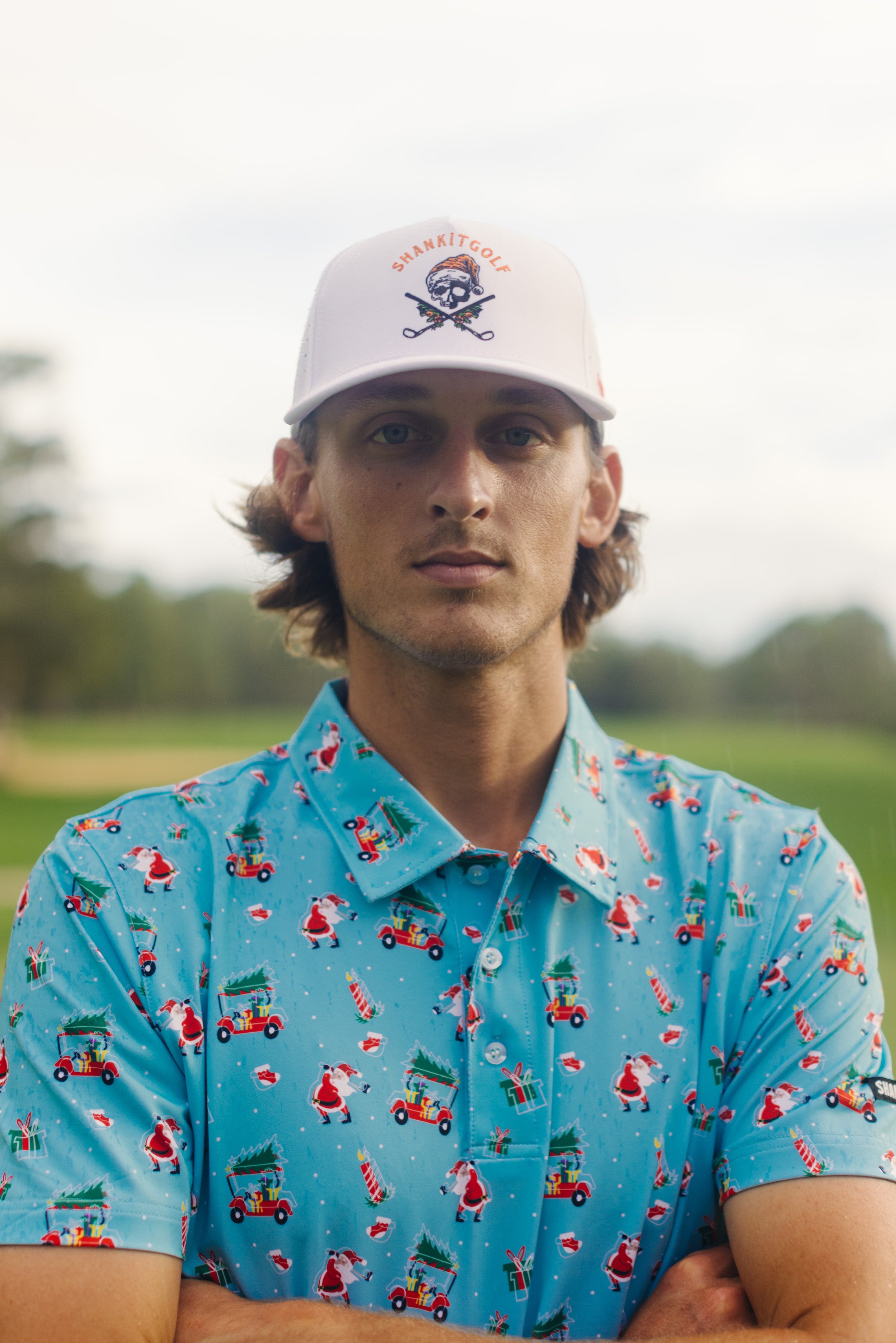 Golfing Santa Polo