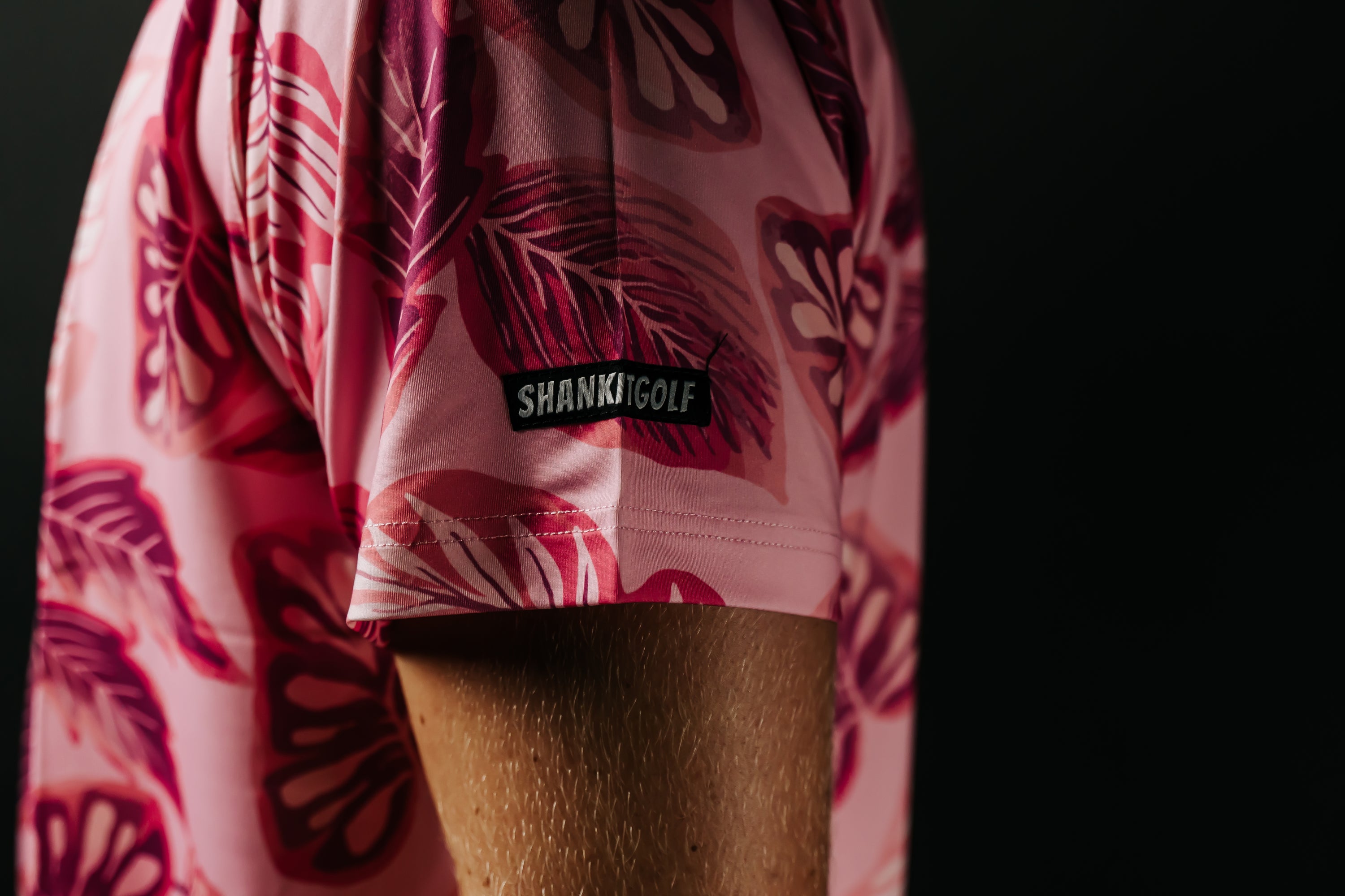 Pink Floral Polo