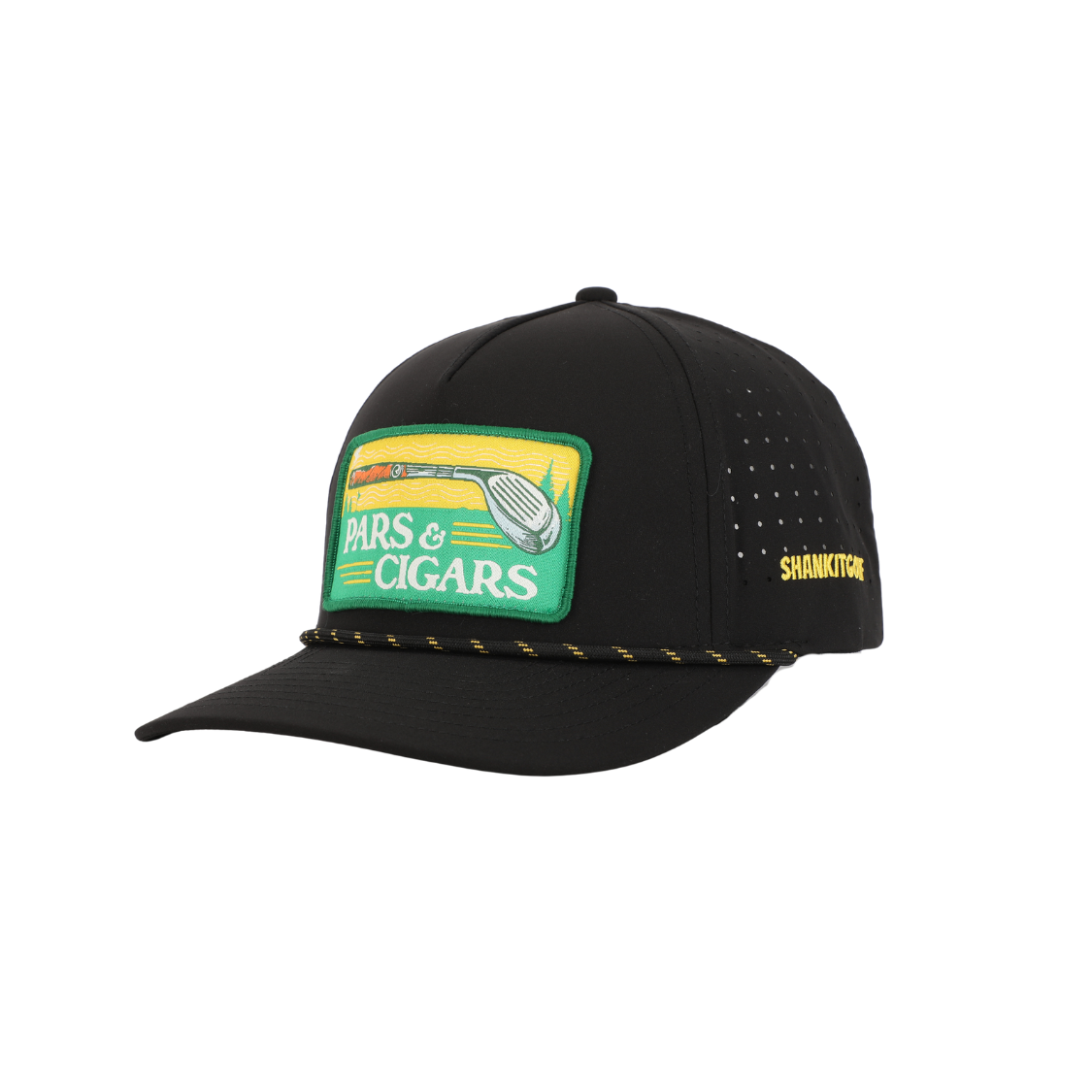 Pars & Cigars Rope Patch Golf Hat