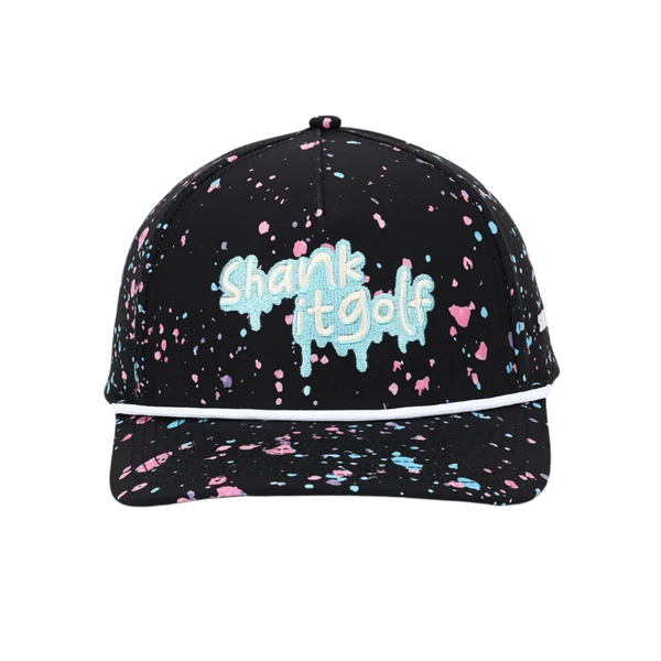Drippy Black Paint Hat