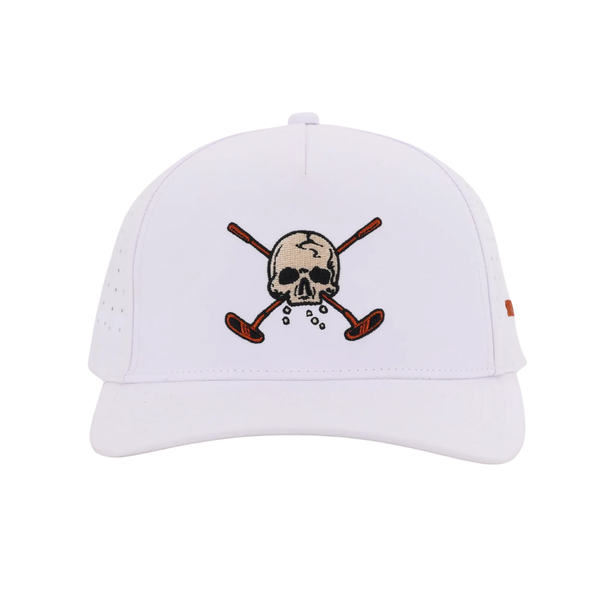 White Skull and Crossbones 2.0 Hat
