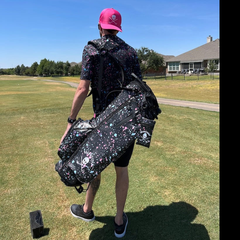 Paint Splatter Golf Bag