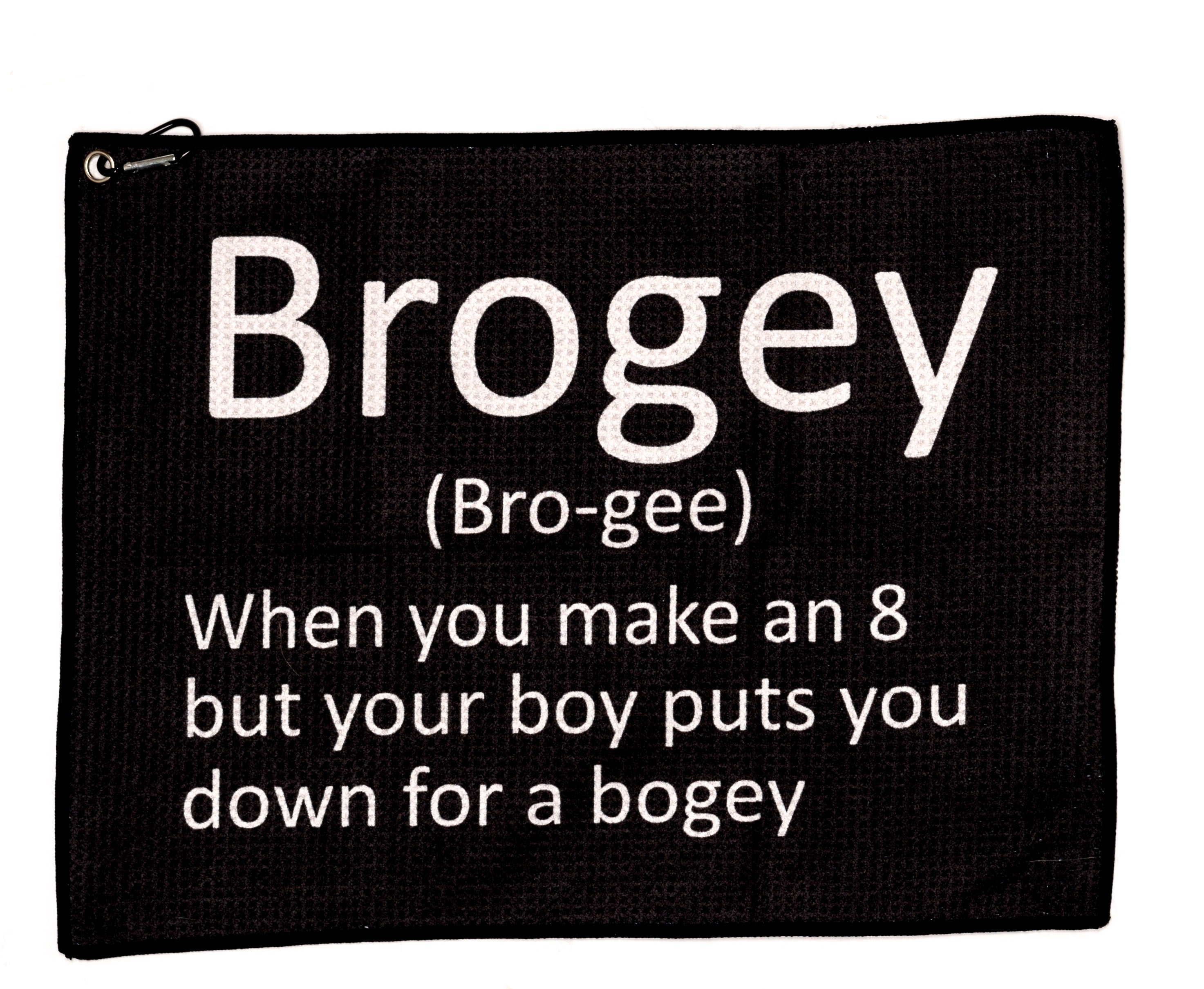 Brogey Funny Golf Towel